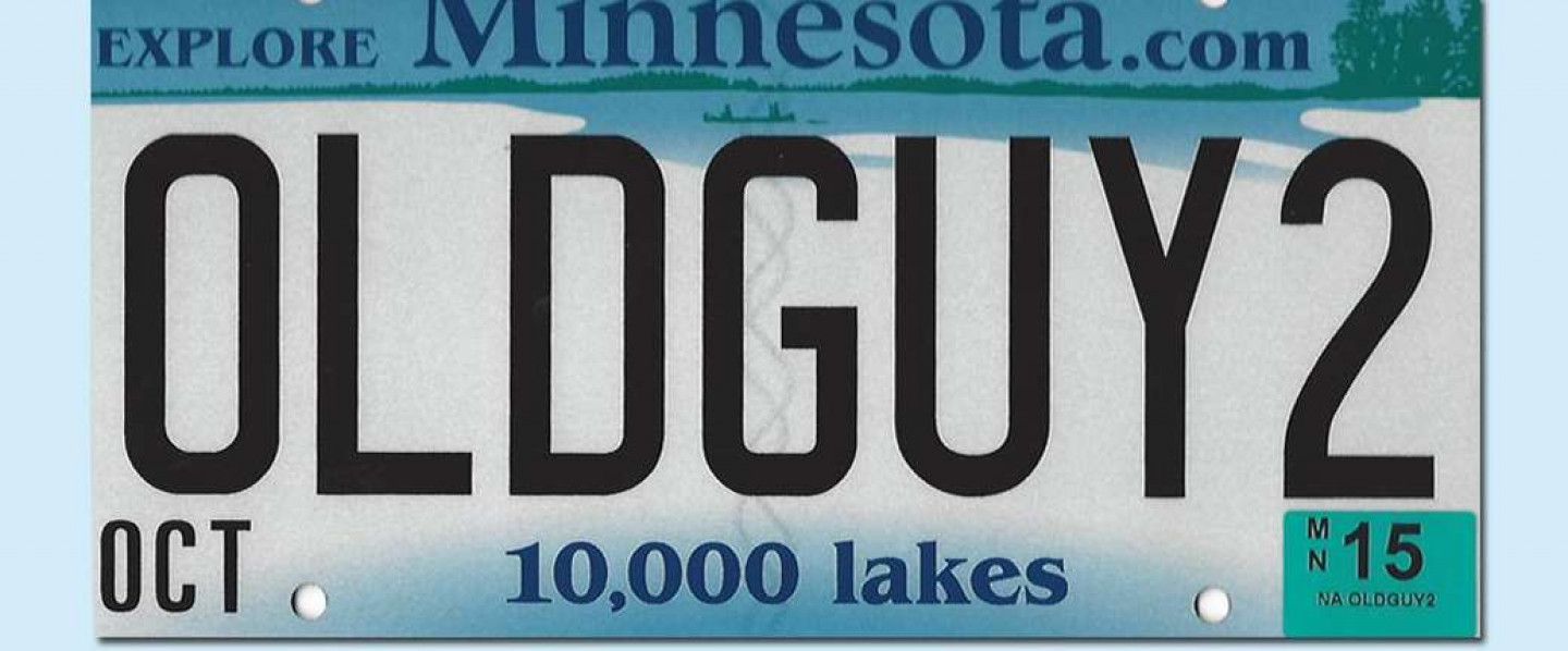 OldGuy2 Minnesota License Plate